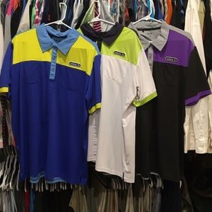 24 hr SALE men’s Adidas Golf Shirt XL Lot of 3
